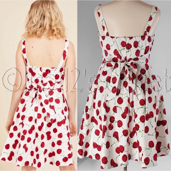 ModCloth iXiA Pull Up a Cherry A-Line Swing Dress - Picture 6 of 16